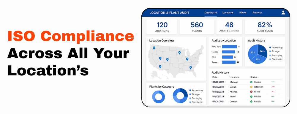Location and Plant Audit Software Multi Location QMS Software - Aura